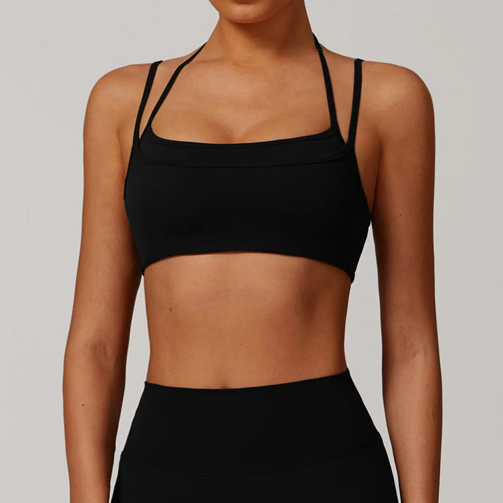 Halter High Support Impact Top Sports Bra