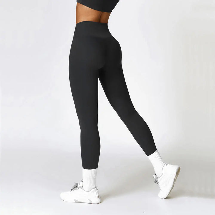 Nylon High Hip Push Up Waist Leggings