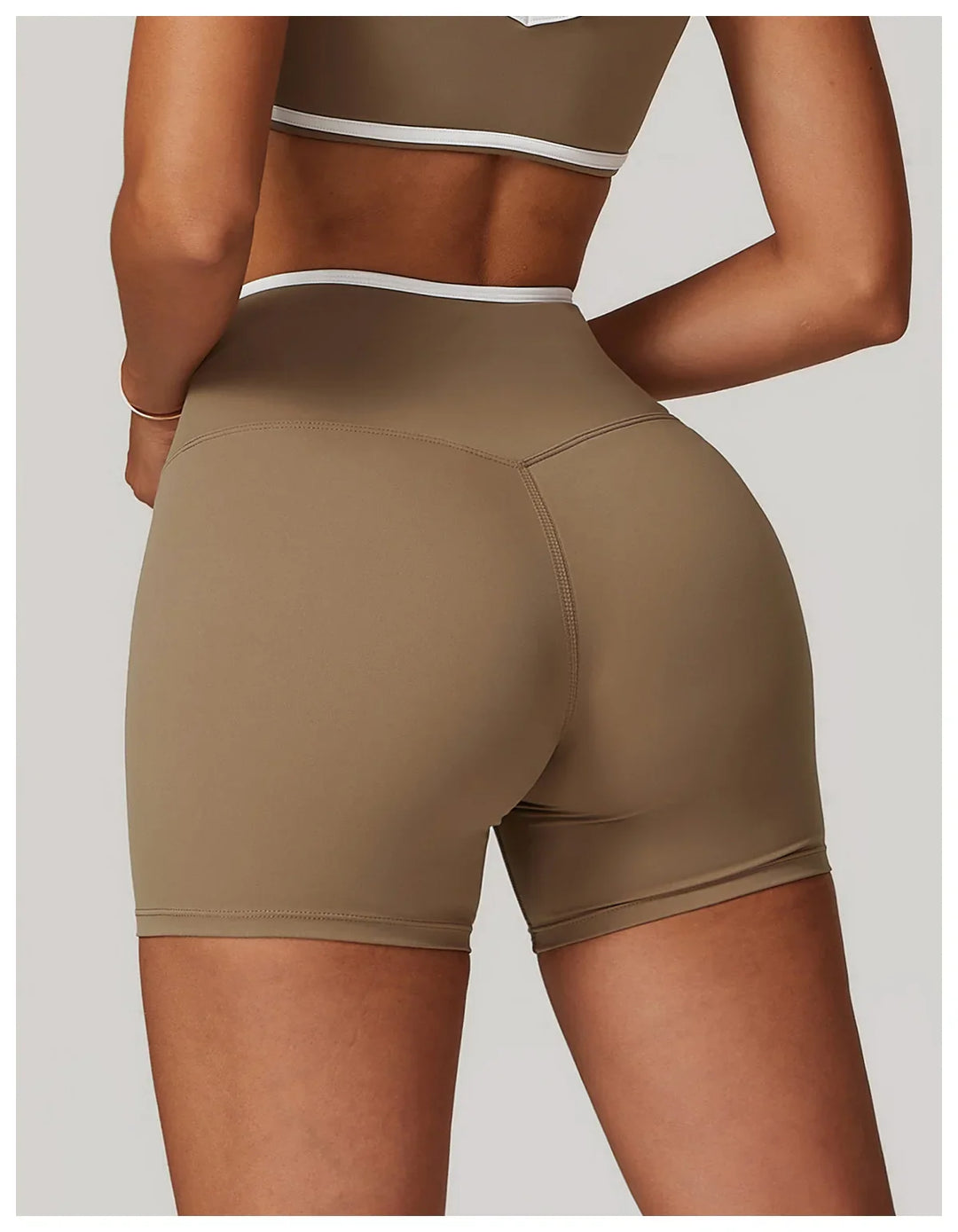 Breathable High Waist Sports  Gym Shorts