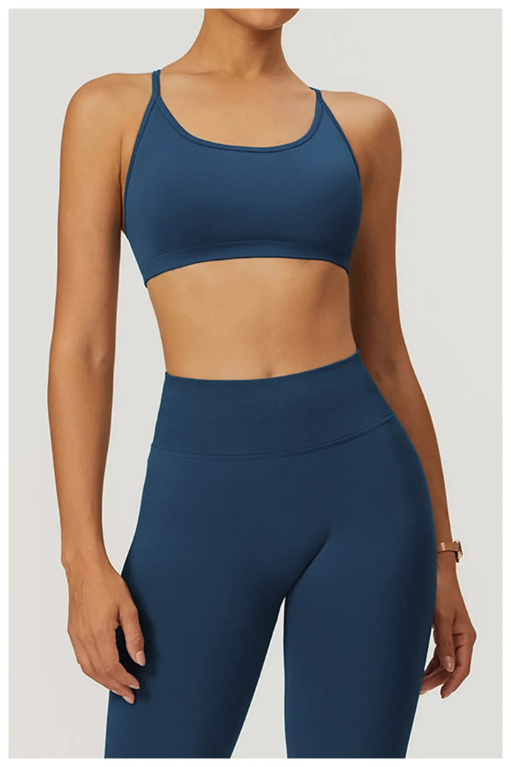 Seamless Fitness Shockproof Sports Bra