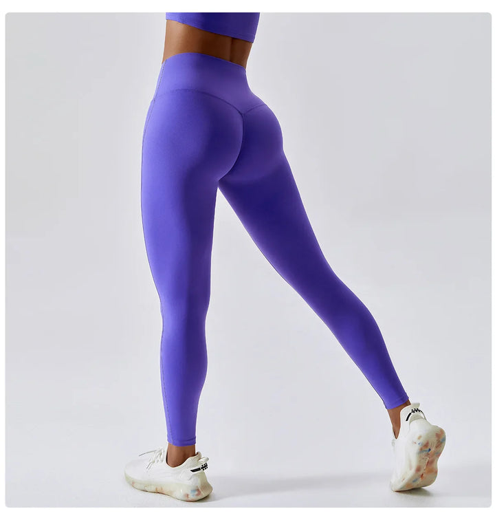 Nude Feeling High Waist Buttock Lifting Tight leggings