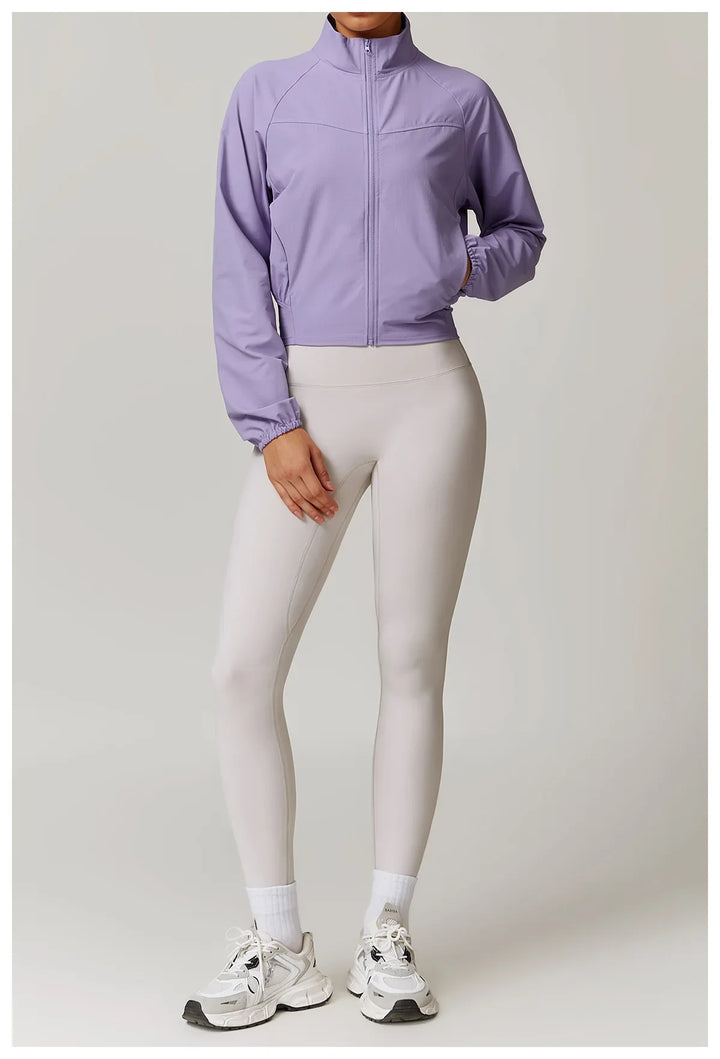 Long Sleeved Women's  Outdoor Fitness Jacket