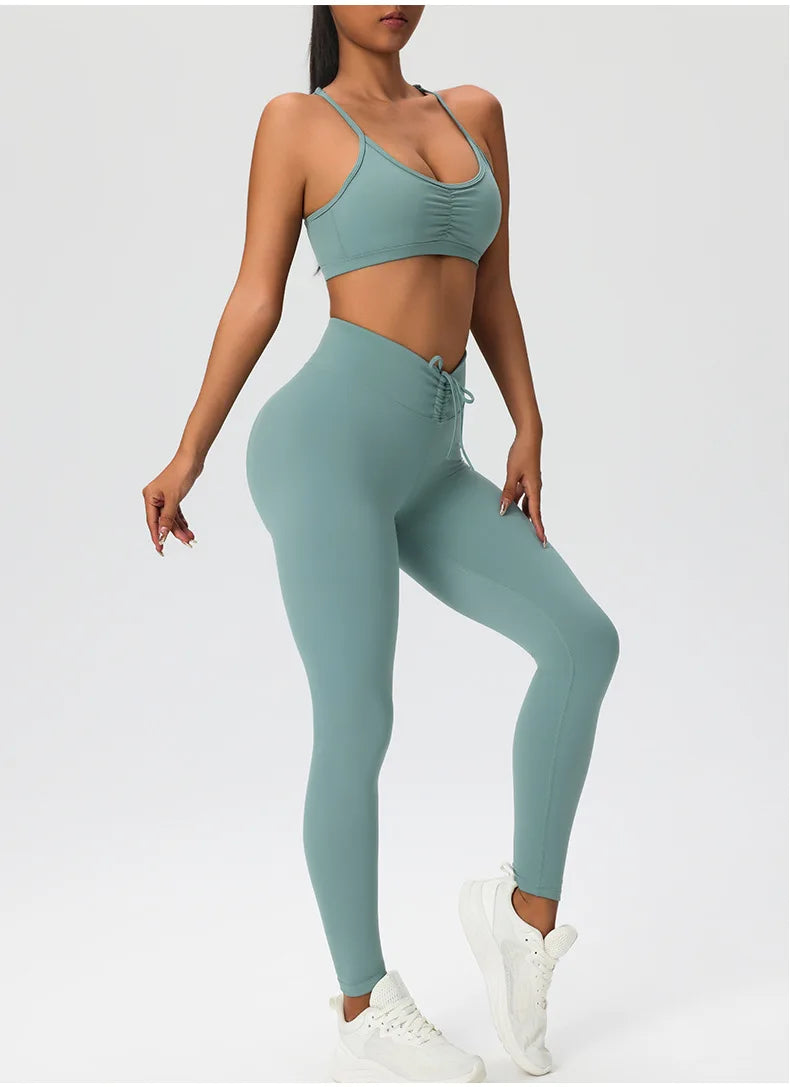 Two Pieces Workout Fitness Sportswear Sets