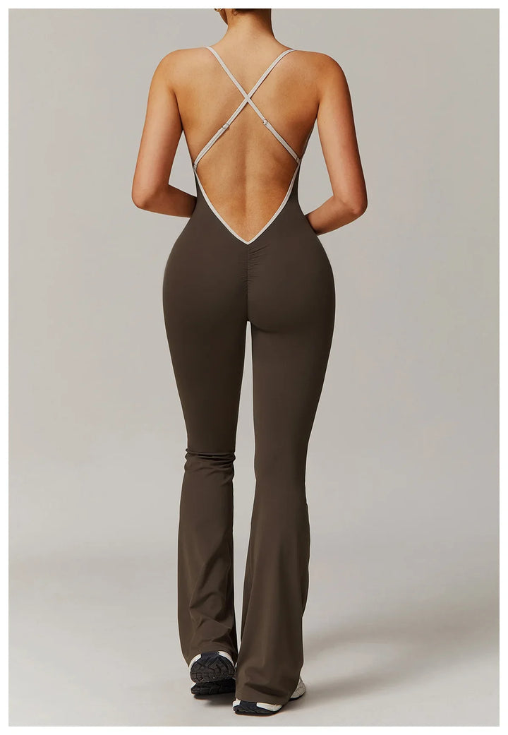 Sexy Cross Adjustable Jumpsuit