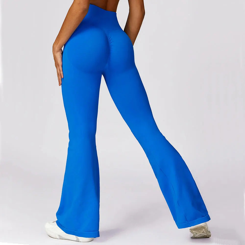 Seamless Flare High Waist Wide Leggings