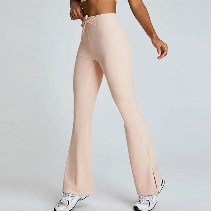 Drawstring Wide Leg Push Up Tights Legging