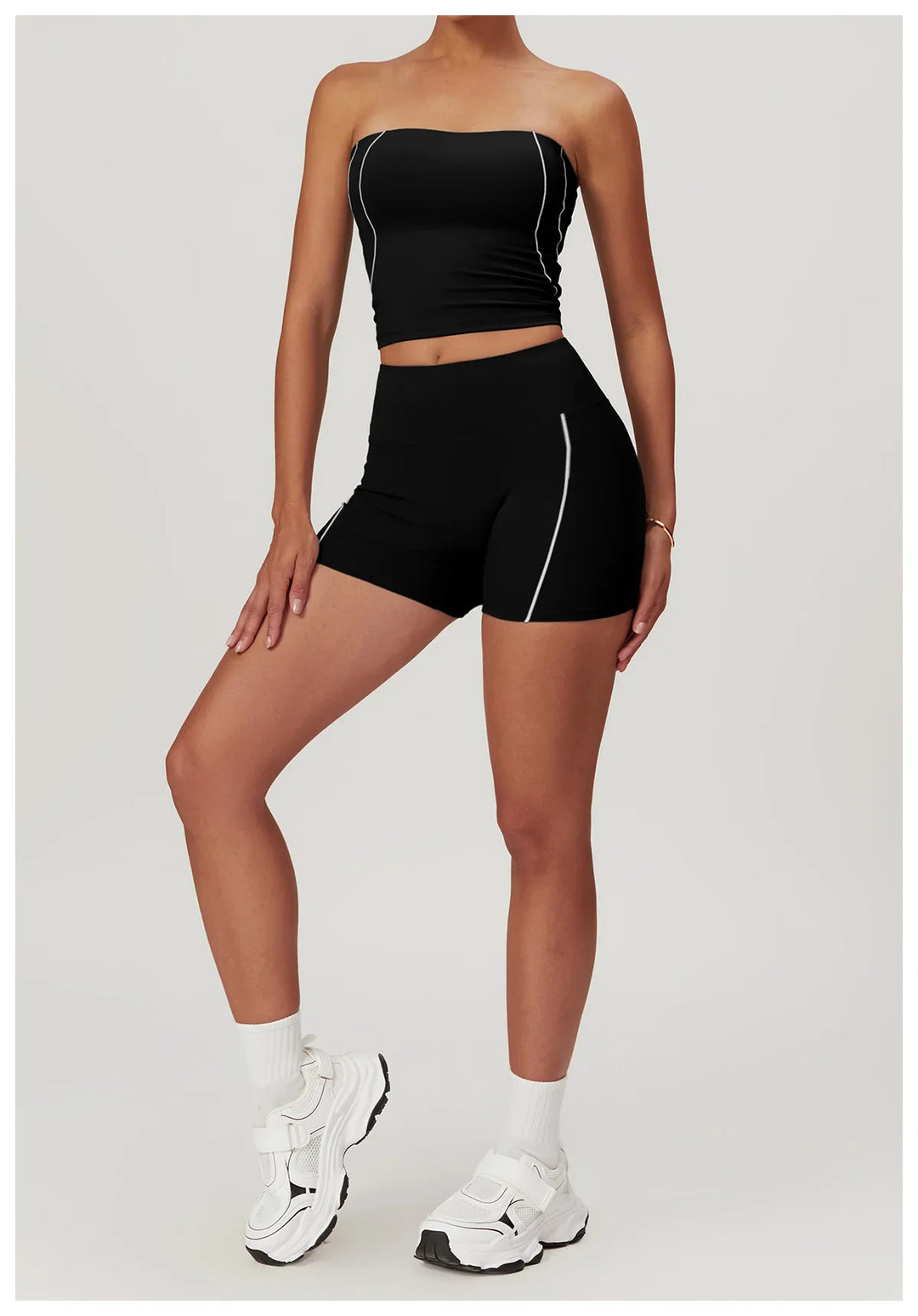 Fitness Shorts with High Waist Butt Lift