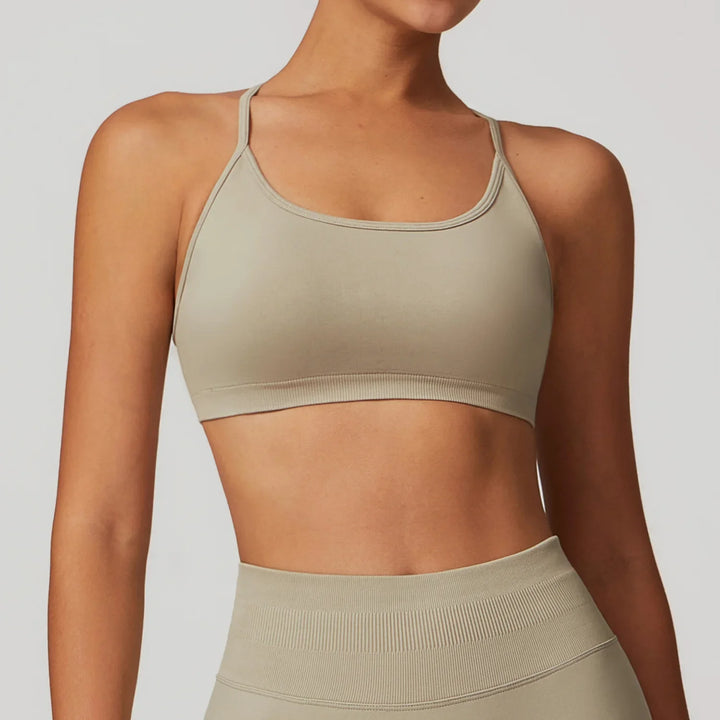 Seamless Fitness Shockproof Sports Bra