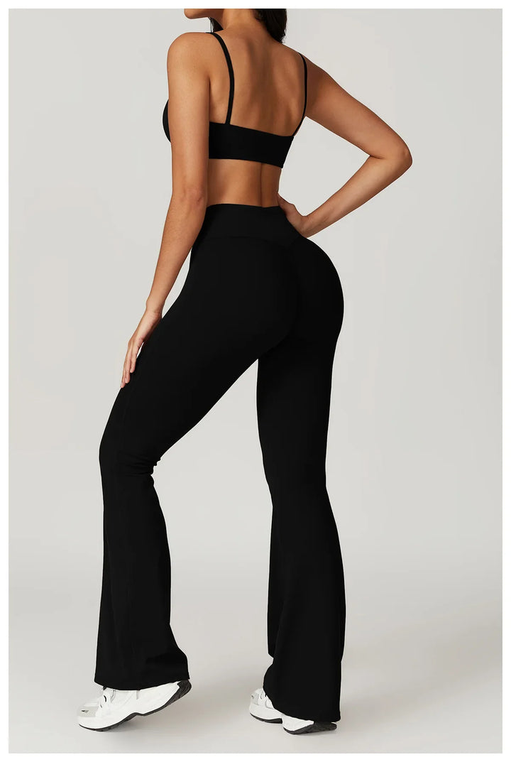 High Waist Flared Leggings Pants