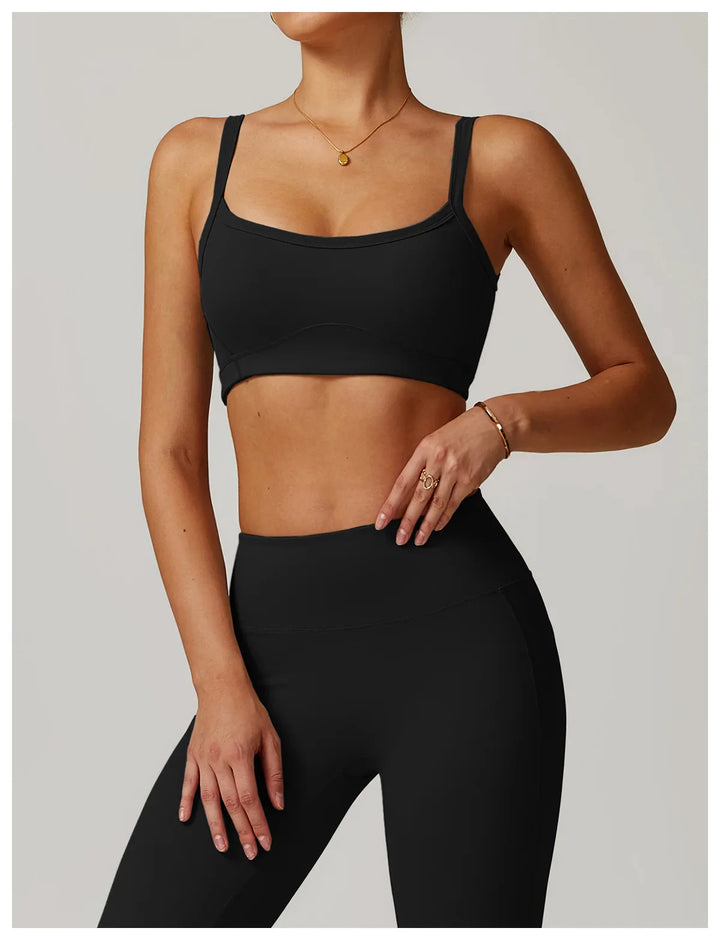 Crop Top Push Up Shockproof Sport Bra