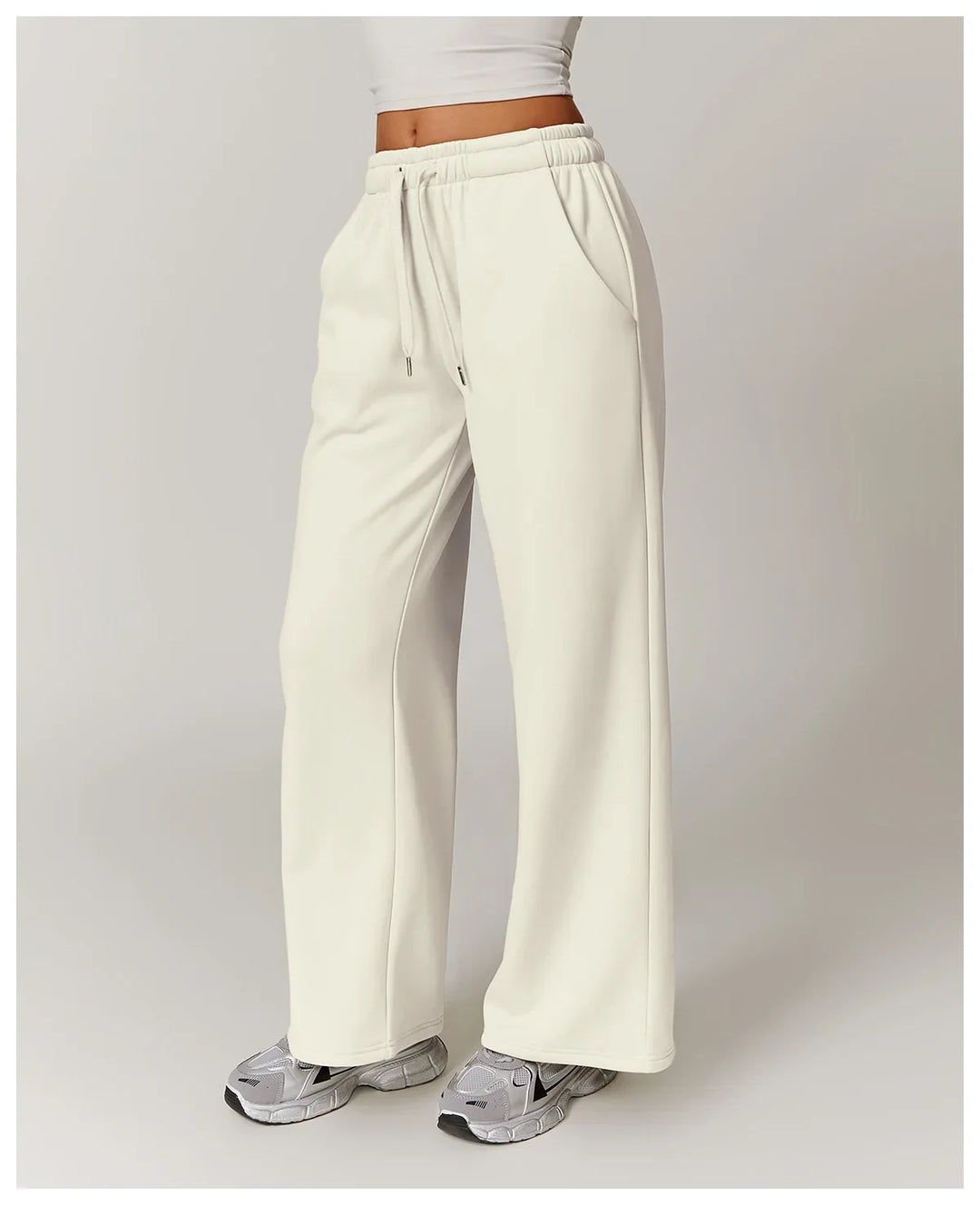 Wide Leg High Waist Sweatpants