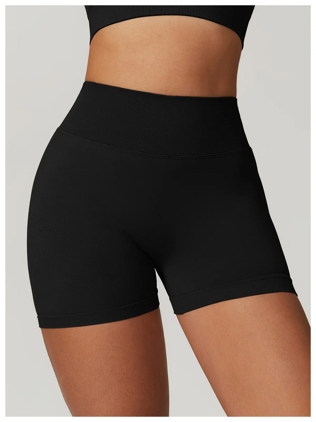 Seamless Scrunch Butt High Waist Tights Yoga Shorts