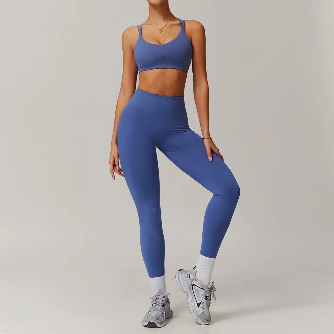 Seamless Set Fitness Workout Sportswear