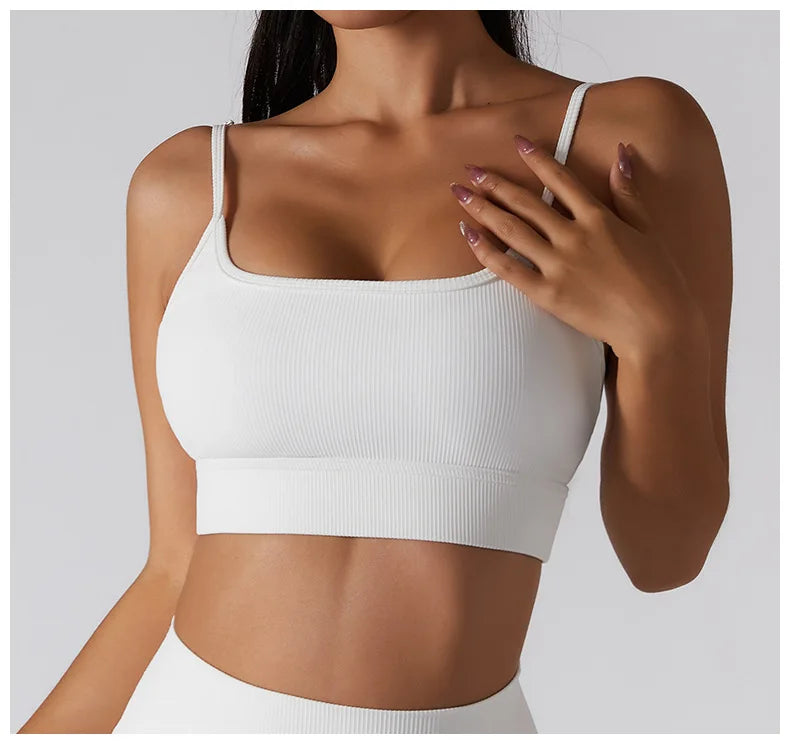 Sexy Tight Elastic Sports Bra