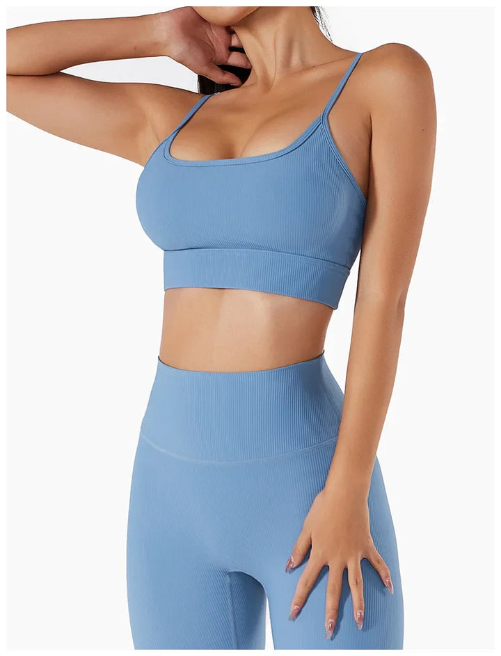 Sexy Tight Elastic Sports Bra