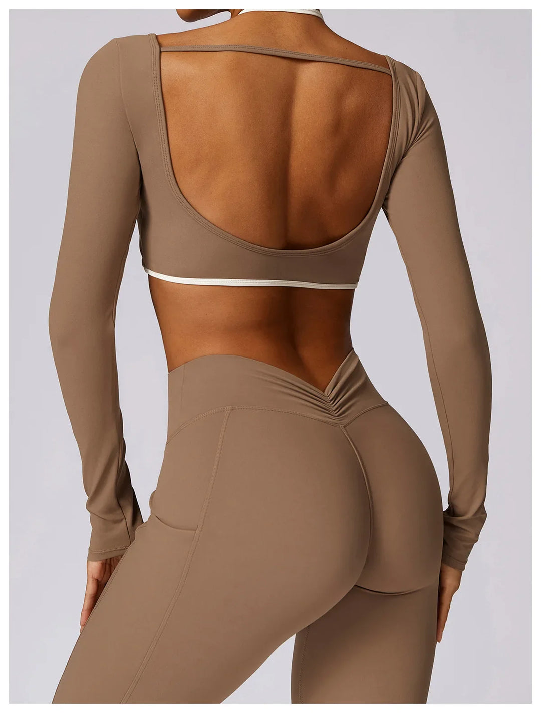 Sexy Backless Long Sleeve T-Shirt