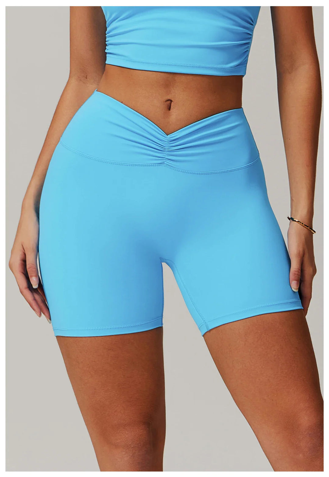 Sexy High Waisted V Waist Sports Shorts