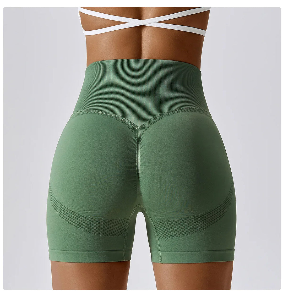 High Waist Push Up Shorts