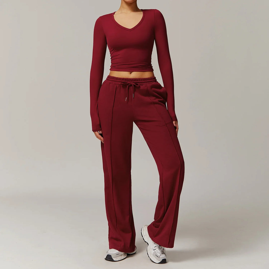 Female Two Pieces Tracksuit Set