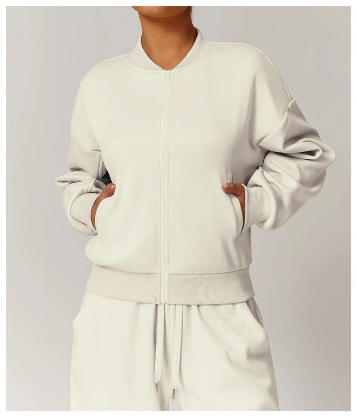 Loose Tracksuit Zipper Long Sleeve Jackets