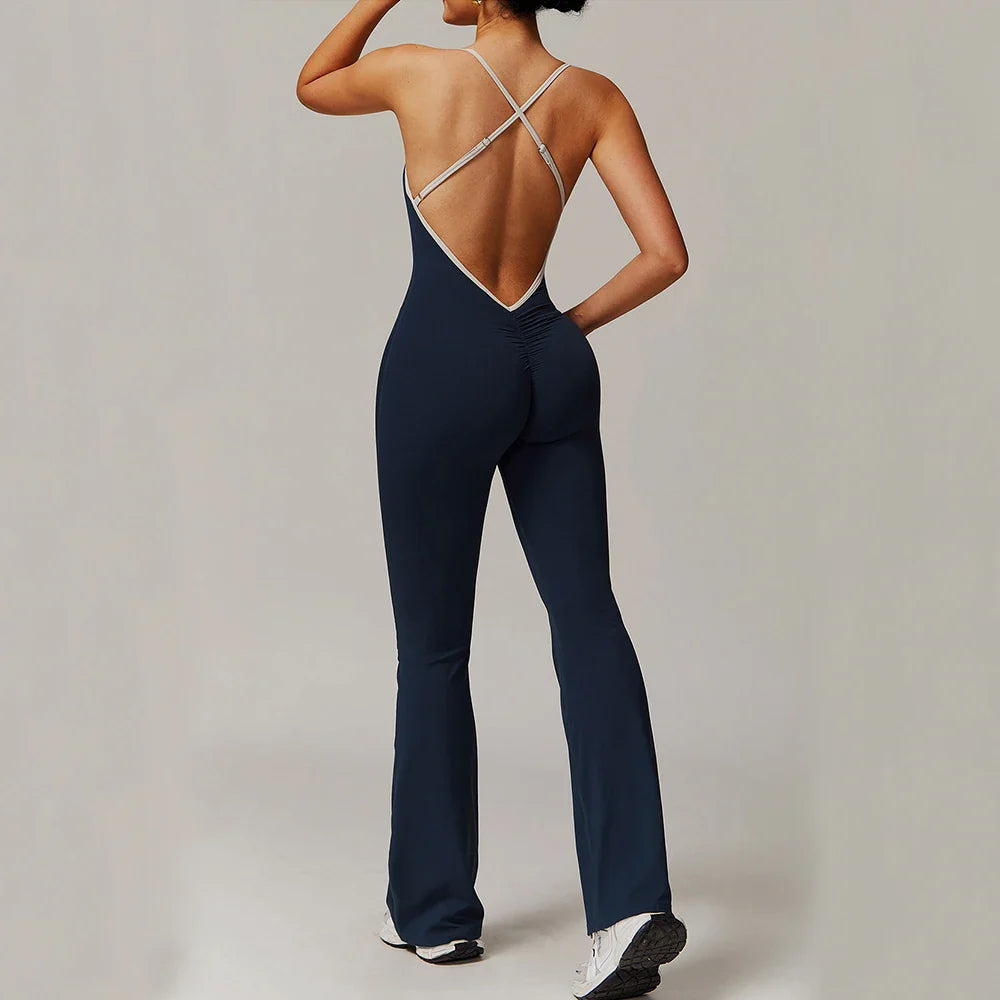 Sexy Cross Adjustable Jumpsuit