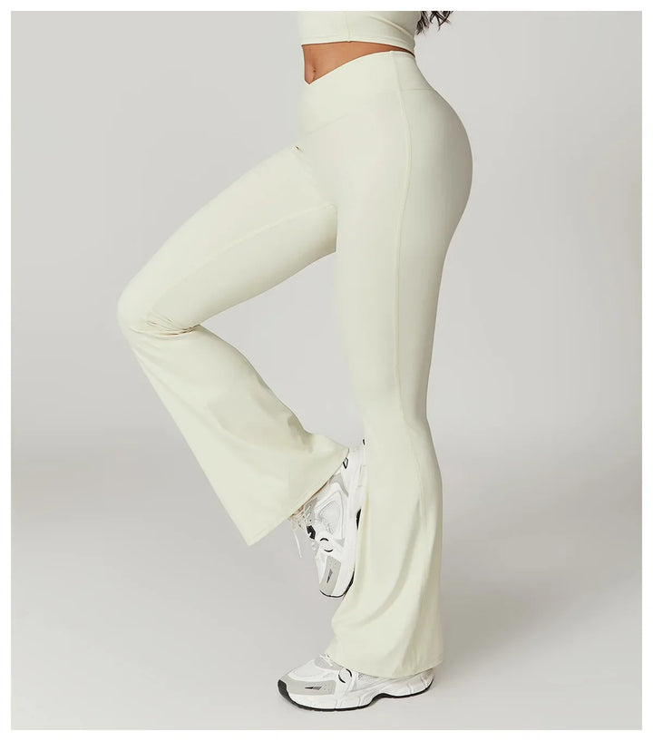 High Waist Flared Leggings Pants