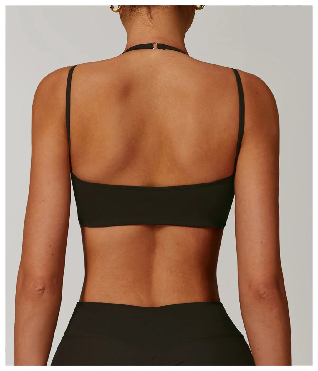 Halter High Support Impact Top Sports Bra