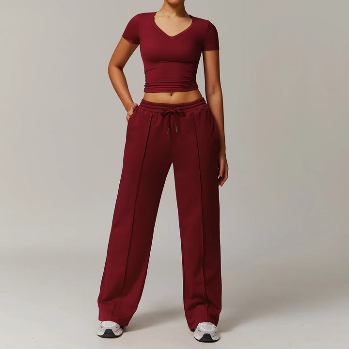 Female Two Pieces Tracksuit Set