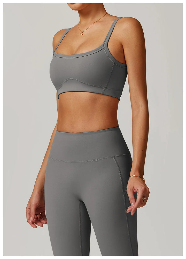 Crop Top Push Up Shockproof Sport Bra