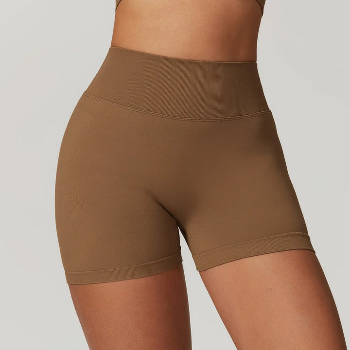 Seamless Scrunch Butt High Waist Tights Yoga Shorts