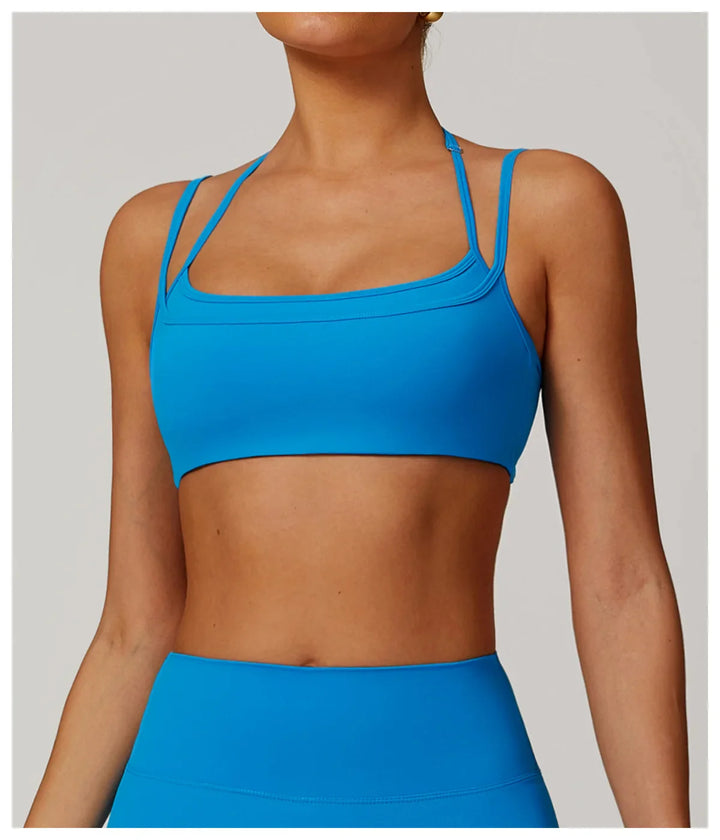 Halter High Support Impact Top Sports Bra