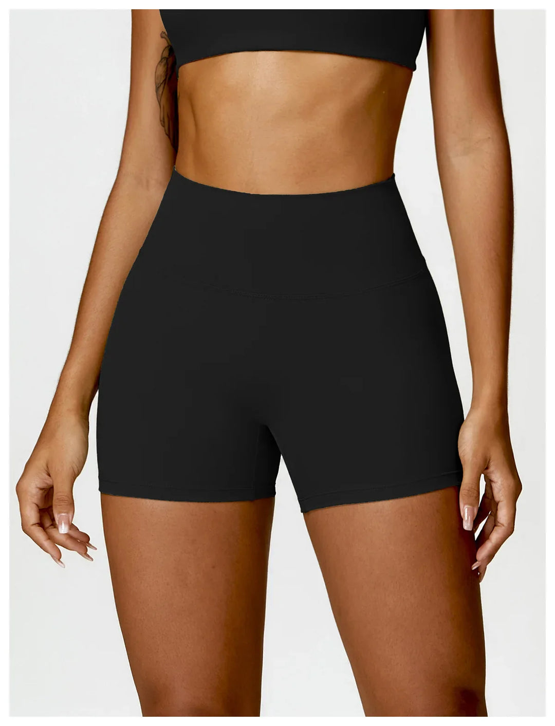 Tights High Wais Push Up Scrunch Butt Yoga Shorts