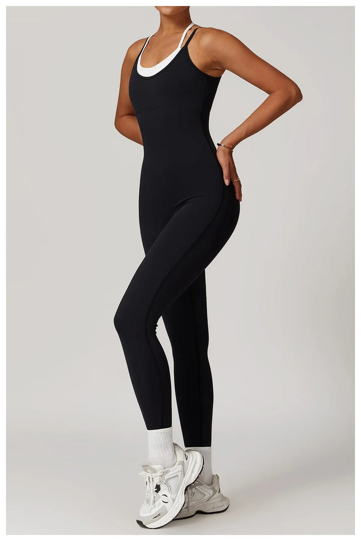 Sexy Backless Sling Yoga Jumpsuit