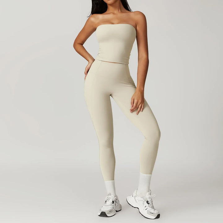 Naked Feel High Waist Fitness Sets