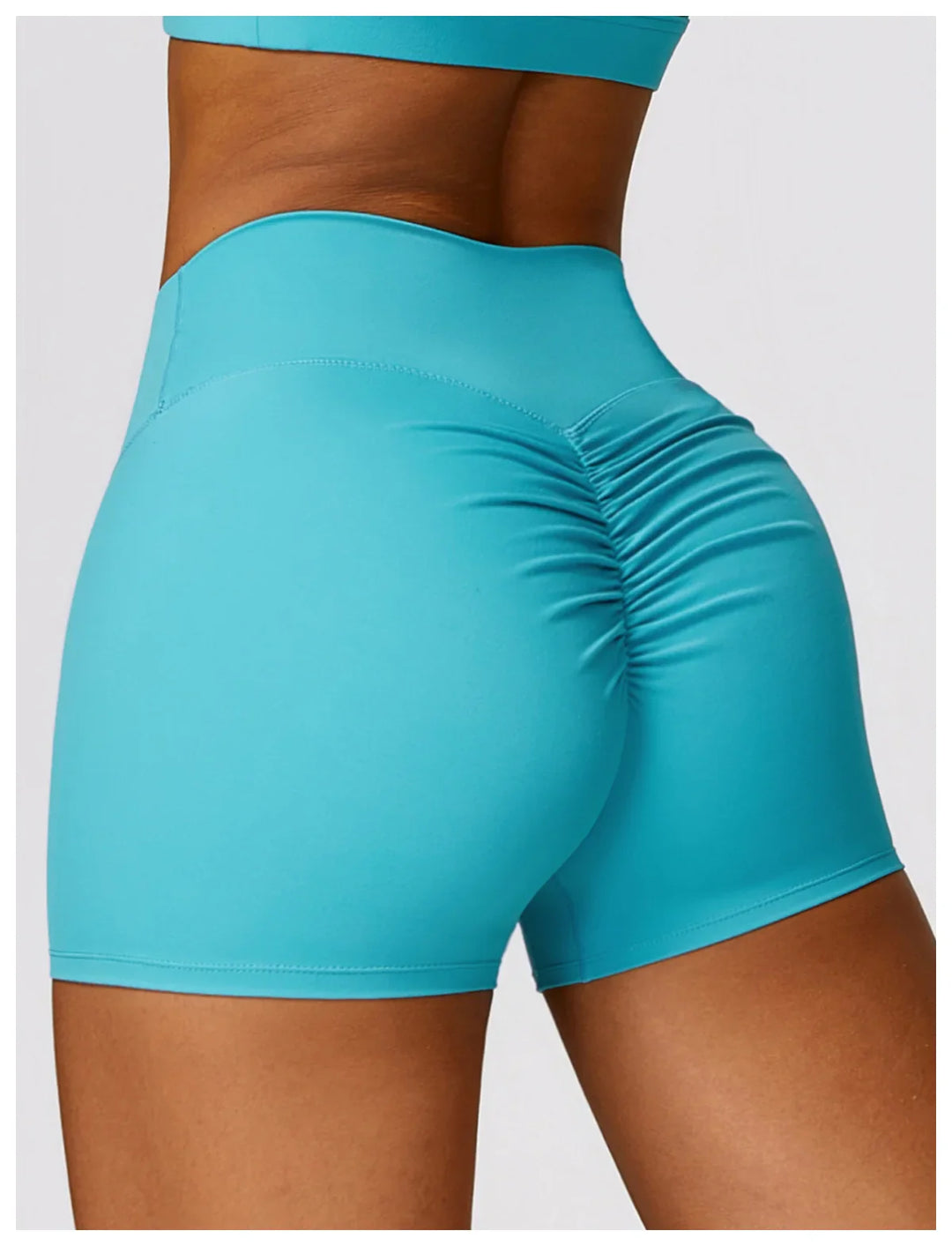 Tights High Wais Push Up Scrunch Butt Yoga Shorts