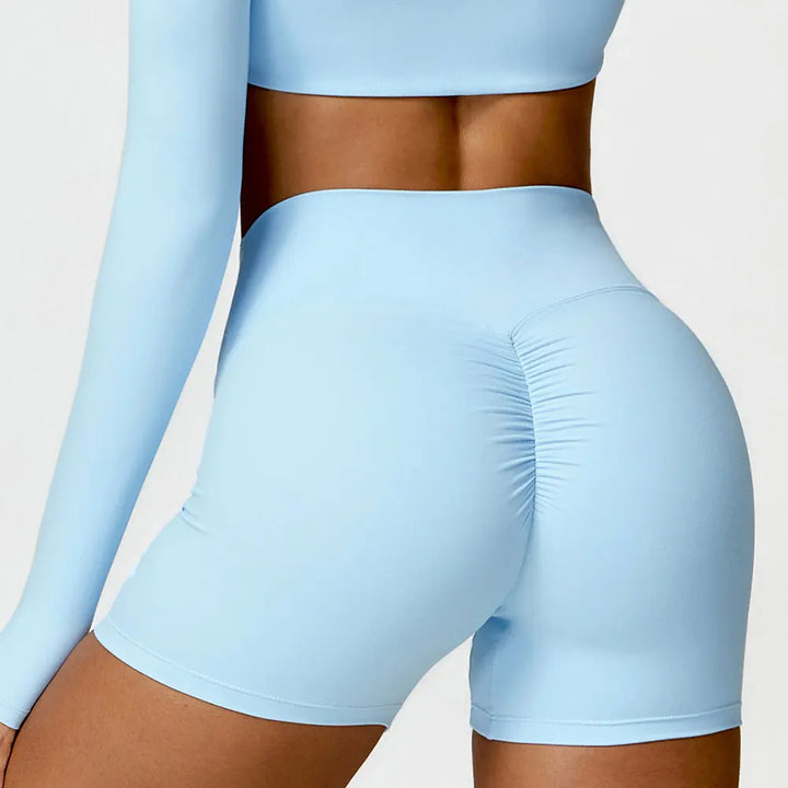 Tights High Wais Push Up Scrunch Butt Yoga Shorts