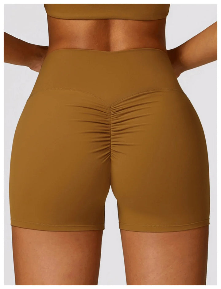 Tights High Wais Push Up Scrunch Butt Yoga Shorts