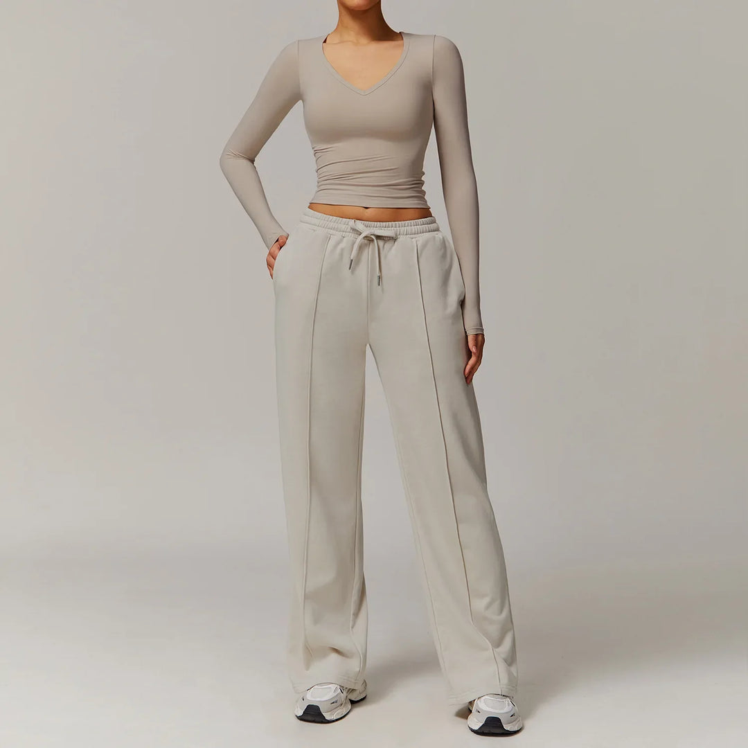 Female Two Pieces Tracksuit Set