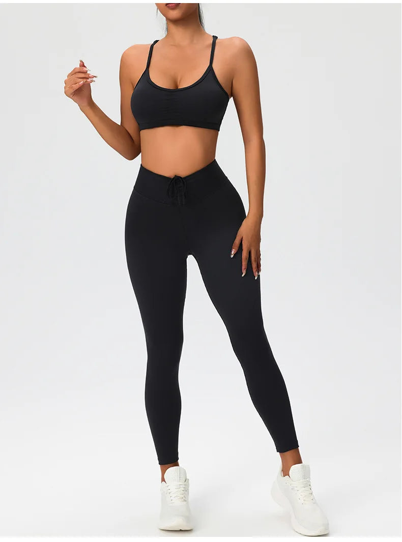 Two Pieces Workout Fitness Sportswear Sets