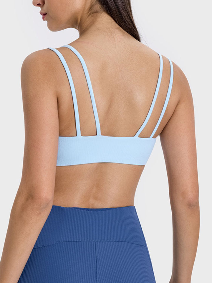 Scoop Neck Double Strap Active Cami