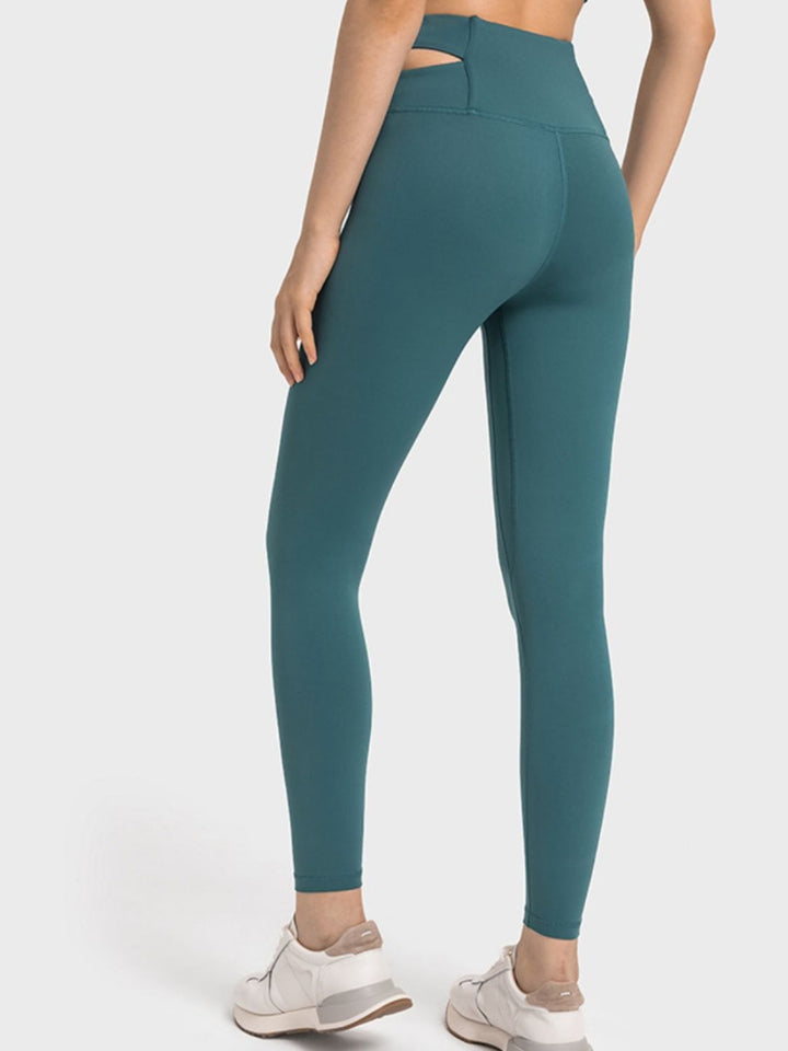 Crisscross Cutout Sports Leggings